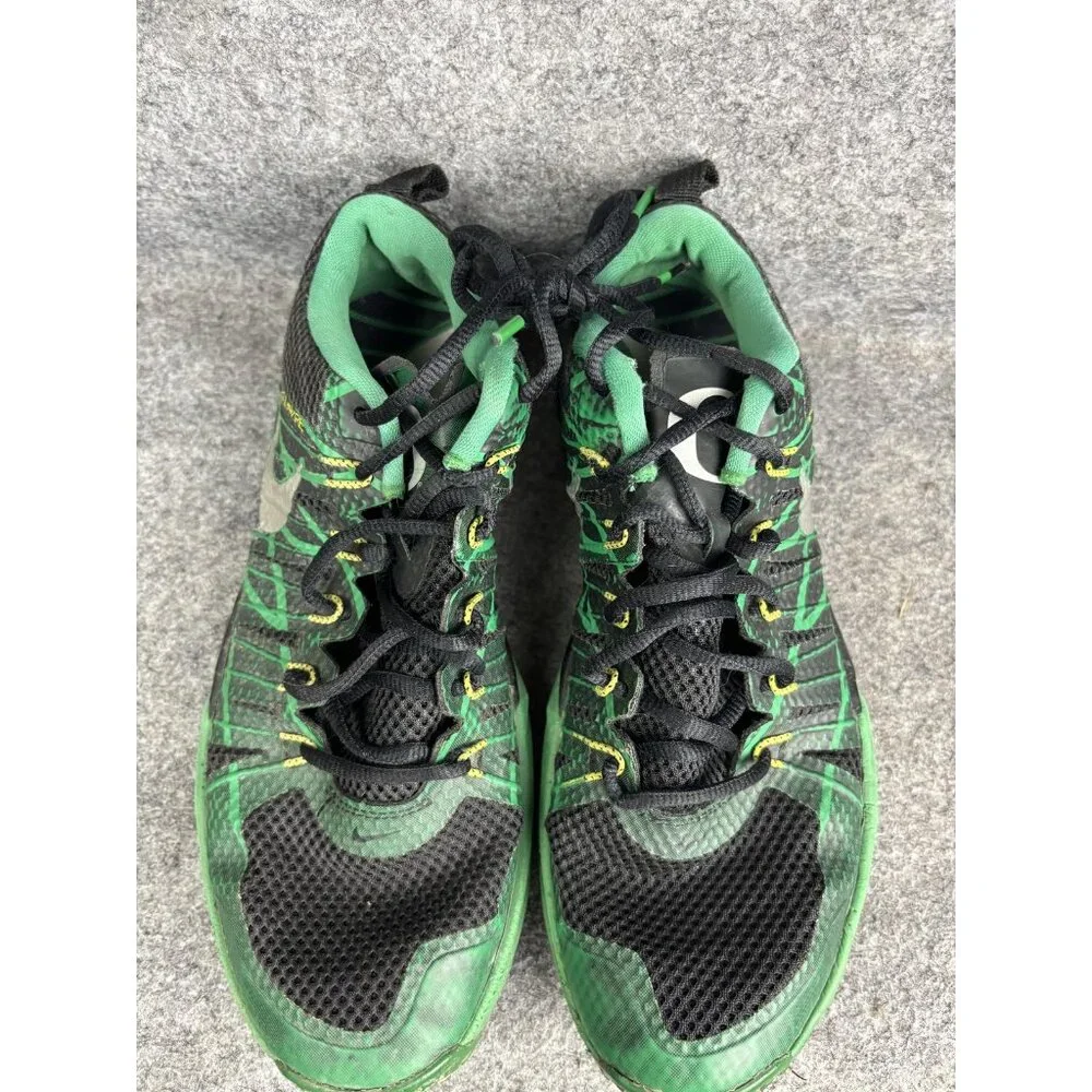 Nike Lunar TR1 Shoes Mens Size 9 Green‎ Black Flywire Training Gym 642826-003